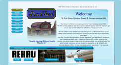 Desktop Screenshot of pro-glaze.co.uk