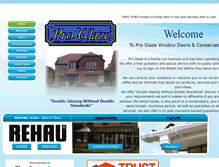 Tablet Screenshot of pro-glaze.co.uk